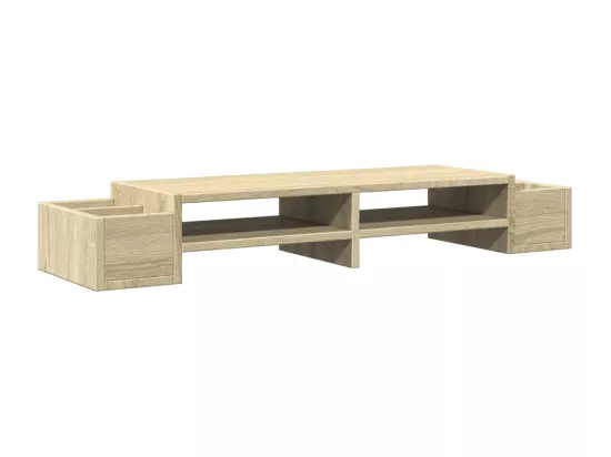 Support de moniteur avec rangement chêne sonoma bois ingénierie