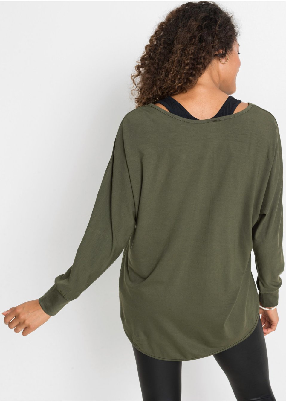 T-shirt long et top (Ens. 2 pces.)