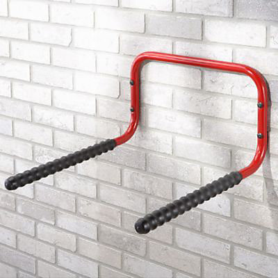 Porte-vélos pour le garage coloris rouge Mottez fixation murale capacité 2 vélos
