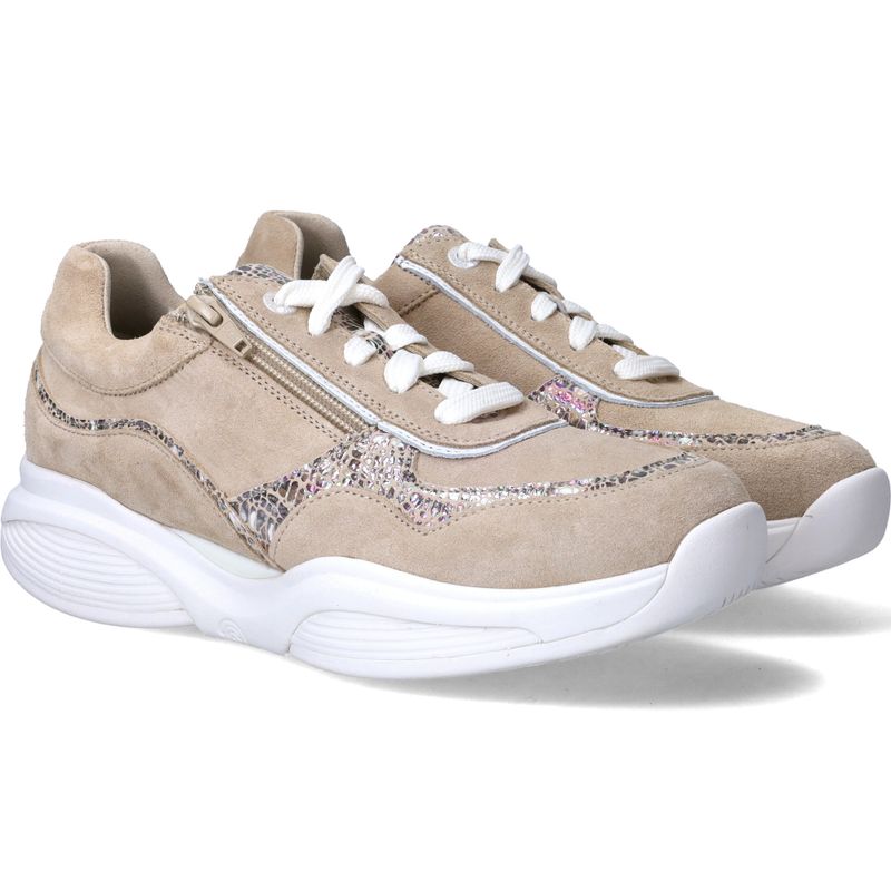 Xsensible SWX11 Stretchwalker Sneakers Beige Dames