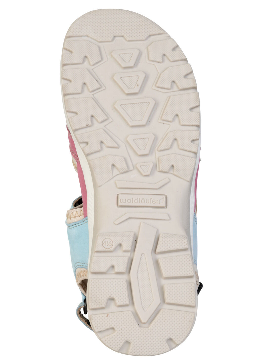 Waldläufer, bequeme Damen-Sandalen, Weite H, mit herausnehmbarem Fussbett