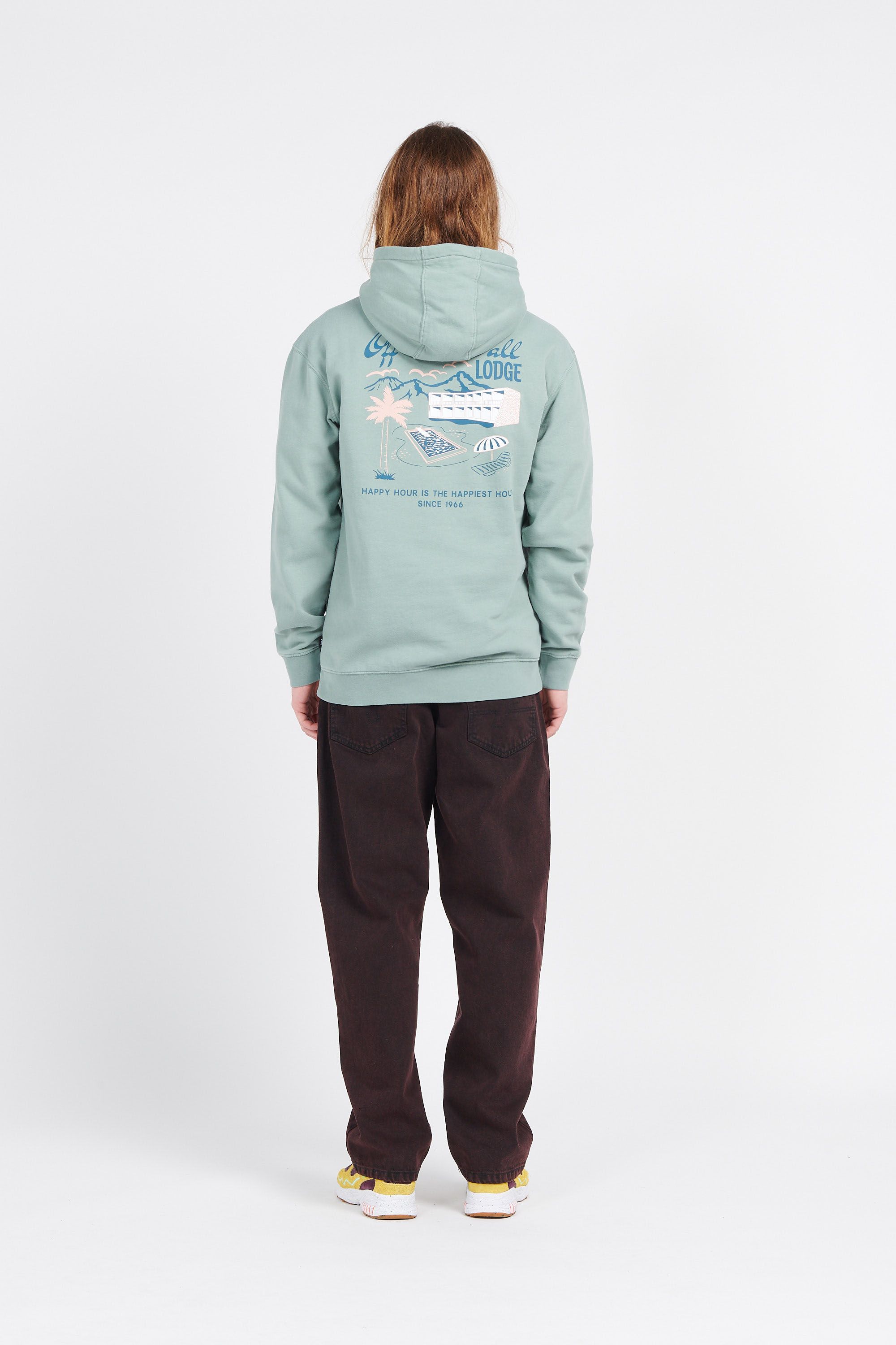 VANS hoodie LODGE PO Vert