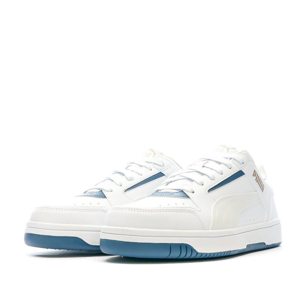 Puma Baskets Blanches/Bleu Homme Puma Rebound Joy