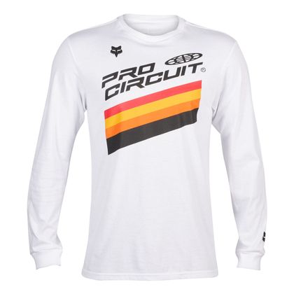 T-shirt manches longues Fox PRO CIRCUIT - Blanc