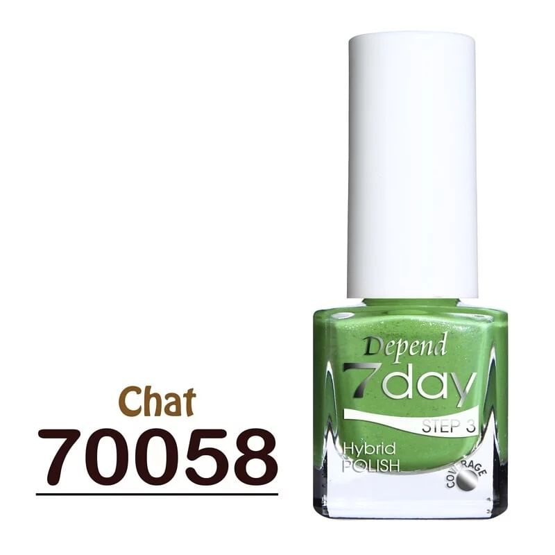 Depend Cosmetic - 7-daagse hybride nagellak 70058 Chat
