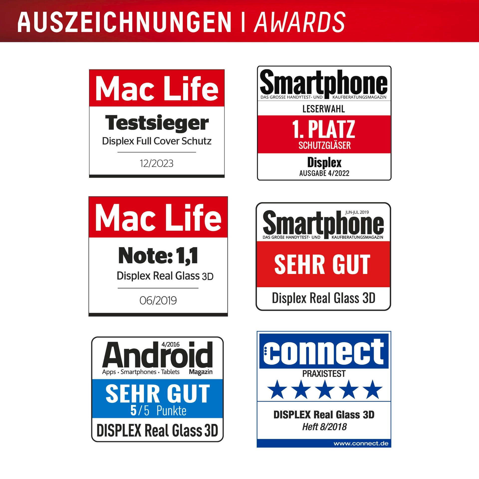 Displex Displayschutzglas »Premium Glass Screen Protector Full Cover« für Apple iPhone Air Displayschutzfolie, Schutzfolie, Bildschirmschutz, kratz- & stossfest