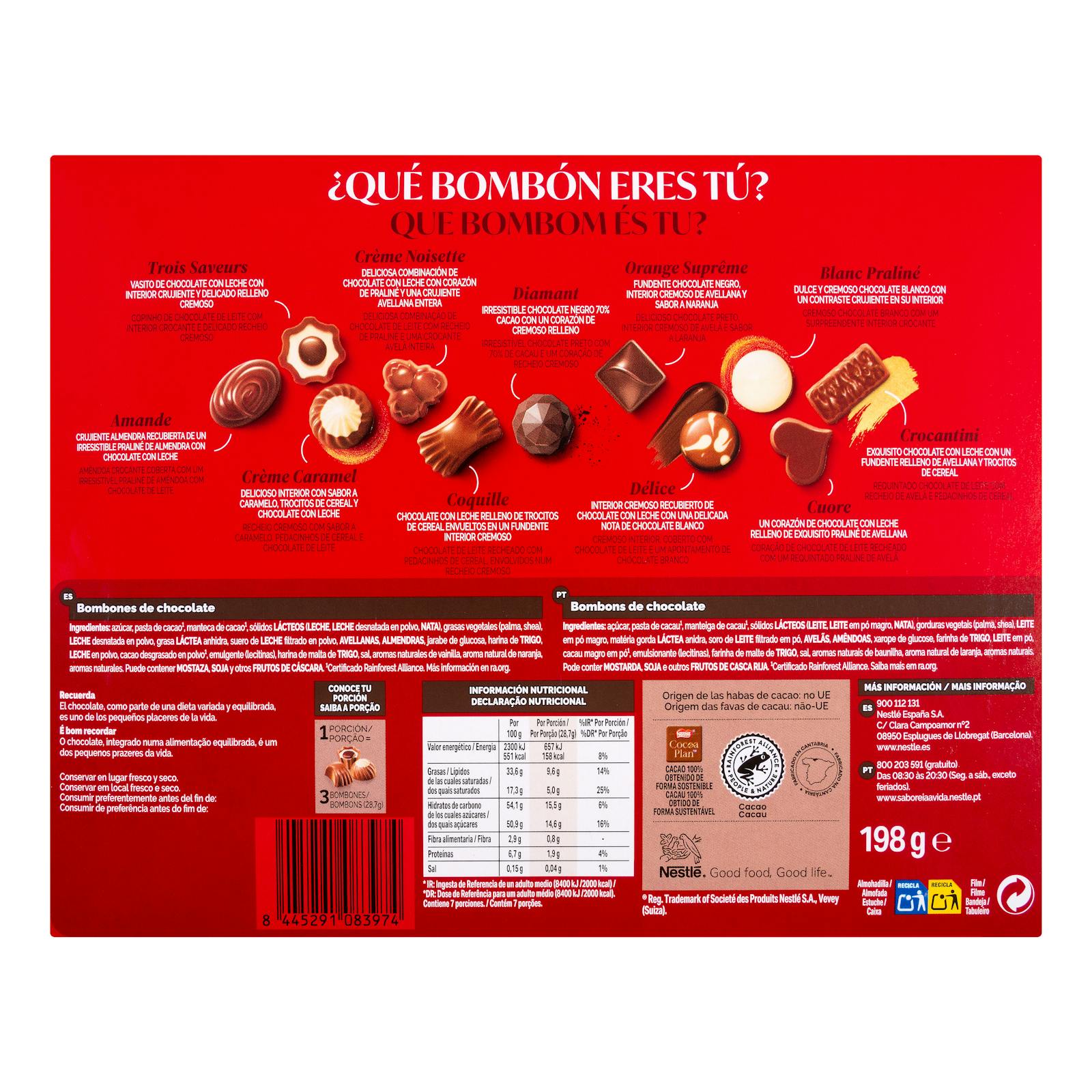 Assortiment de chocolats Nestlé Red Box