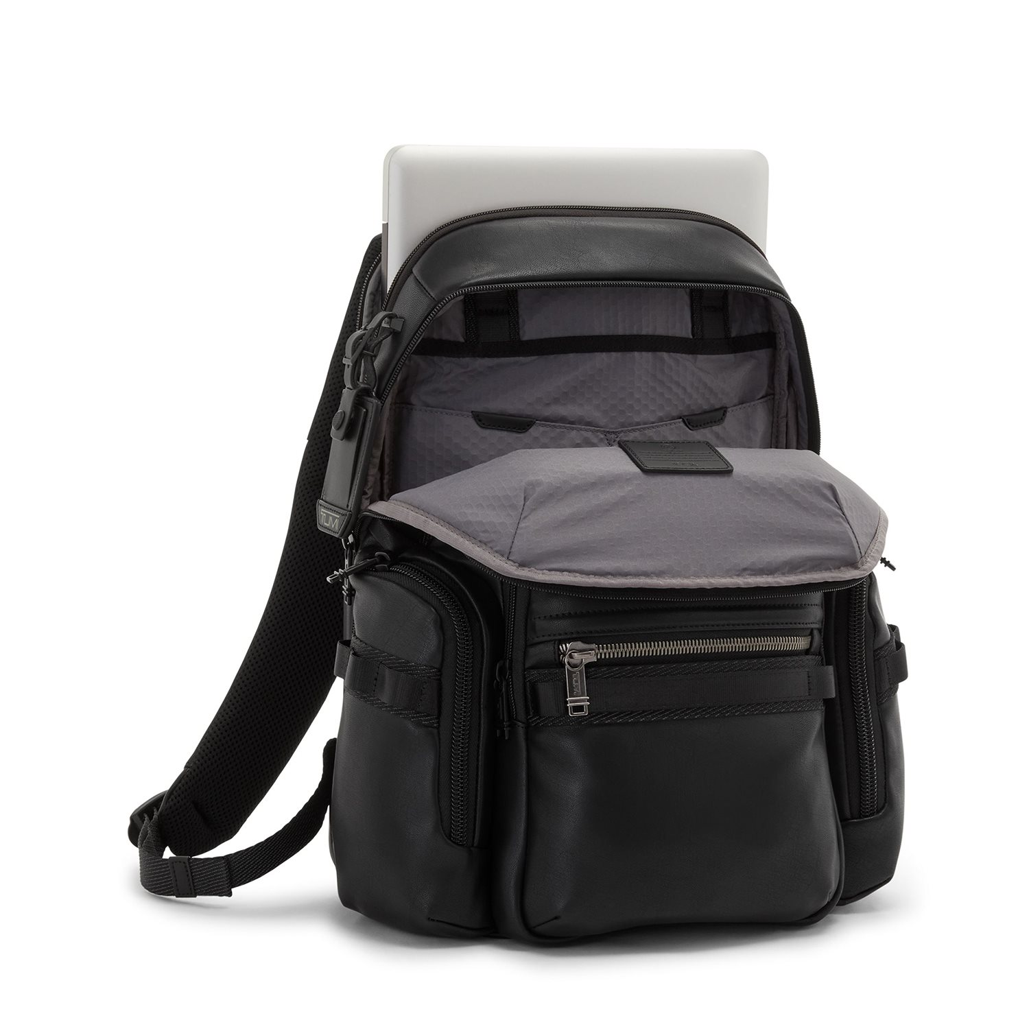 Tumi Alpha Bravo Nathan Navigation Backpack Leather black