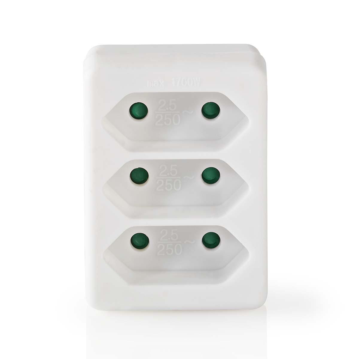 Nedis PSSPL300C1WT stopcontact-splitter