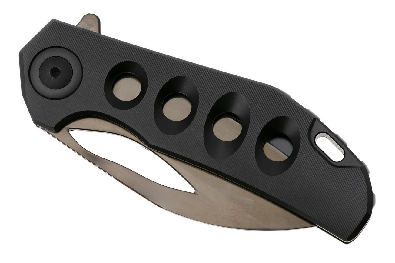 Kizer Hawk Ki4683A1, Black Polished M390, Titanium zakmes, Carlos Elstner design