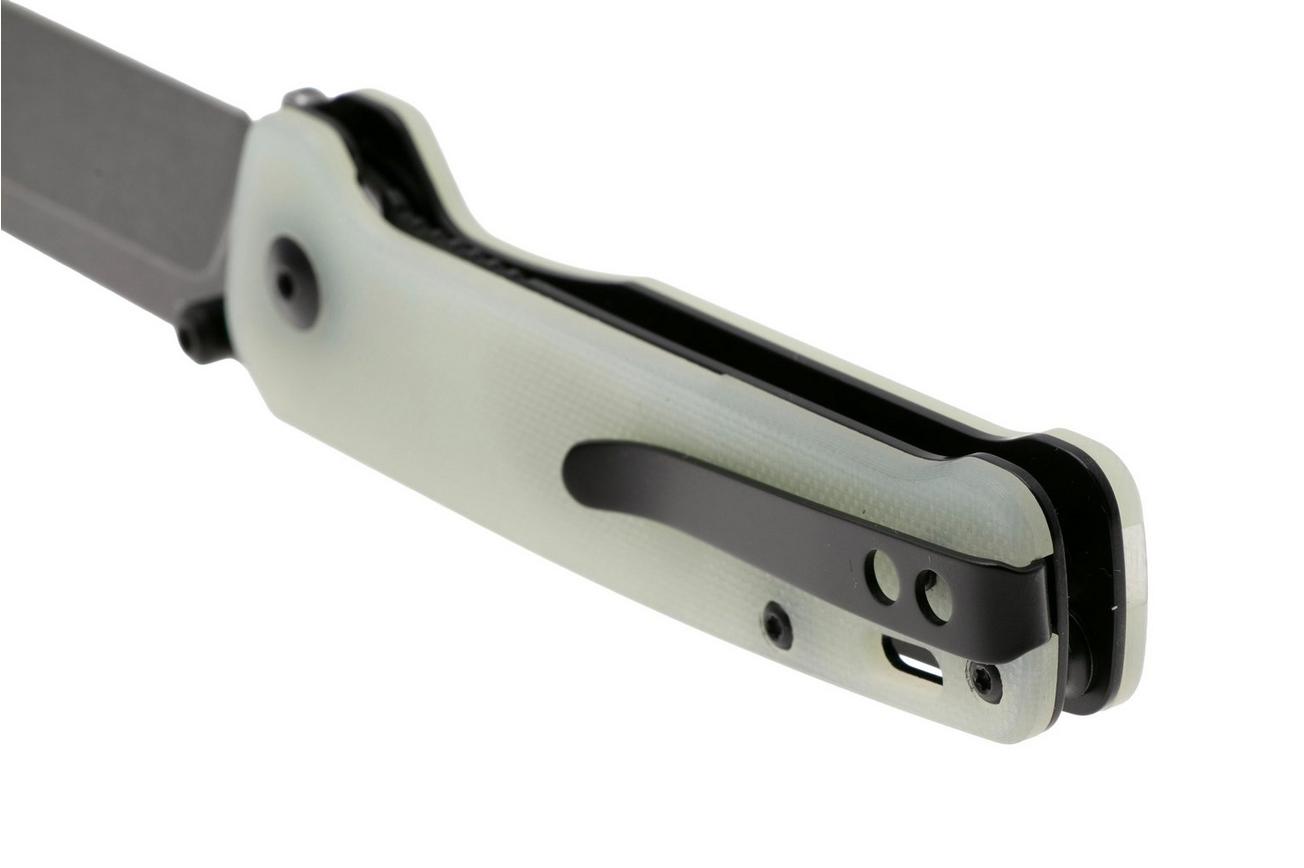 QSP Knife Penguin V2 QS130V2-G2 Blackwashed D2, Jade G10, zakmes