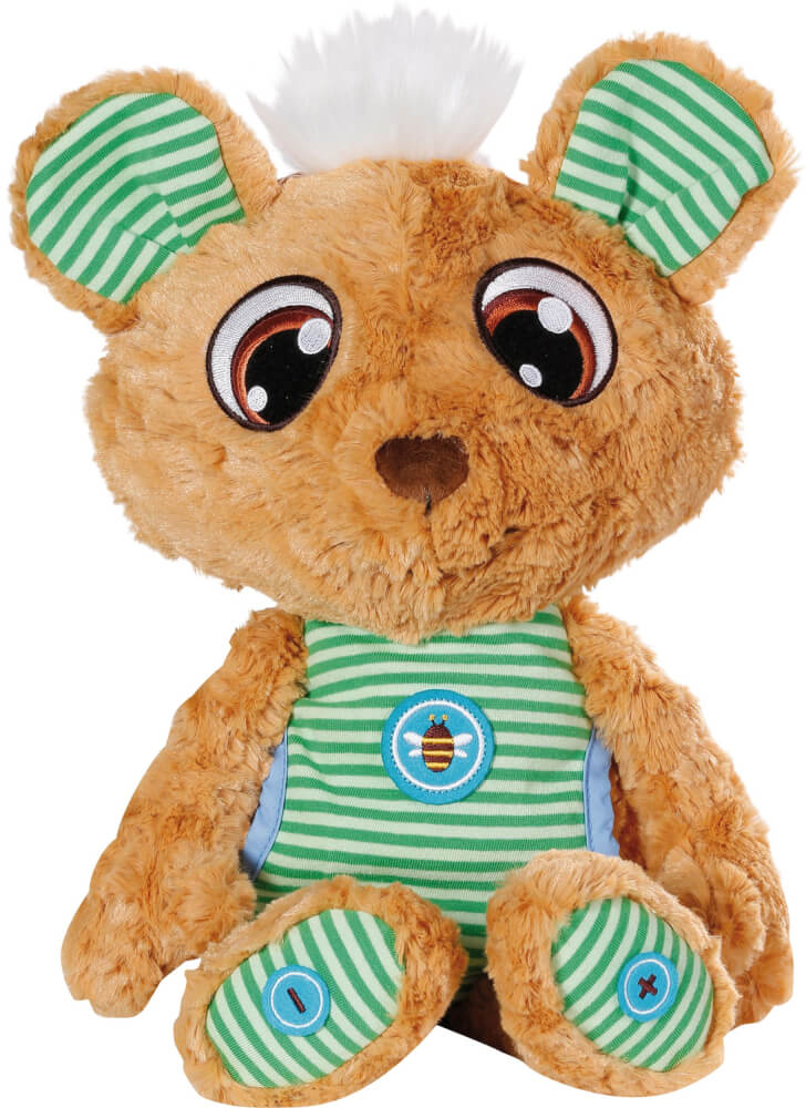 NICI Schlafmützen Schlummsi Schlummergeschichten-Bär in grünem Pyjama