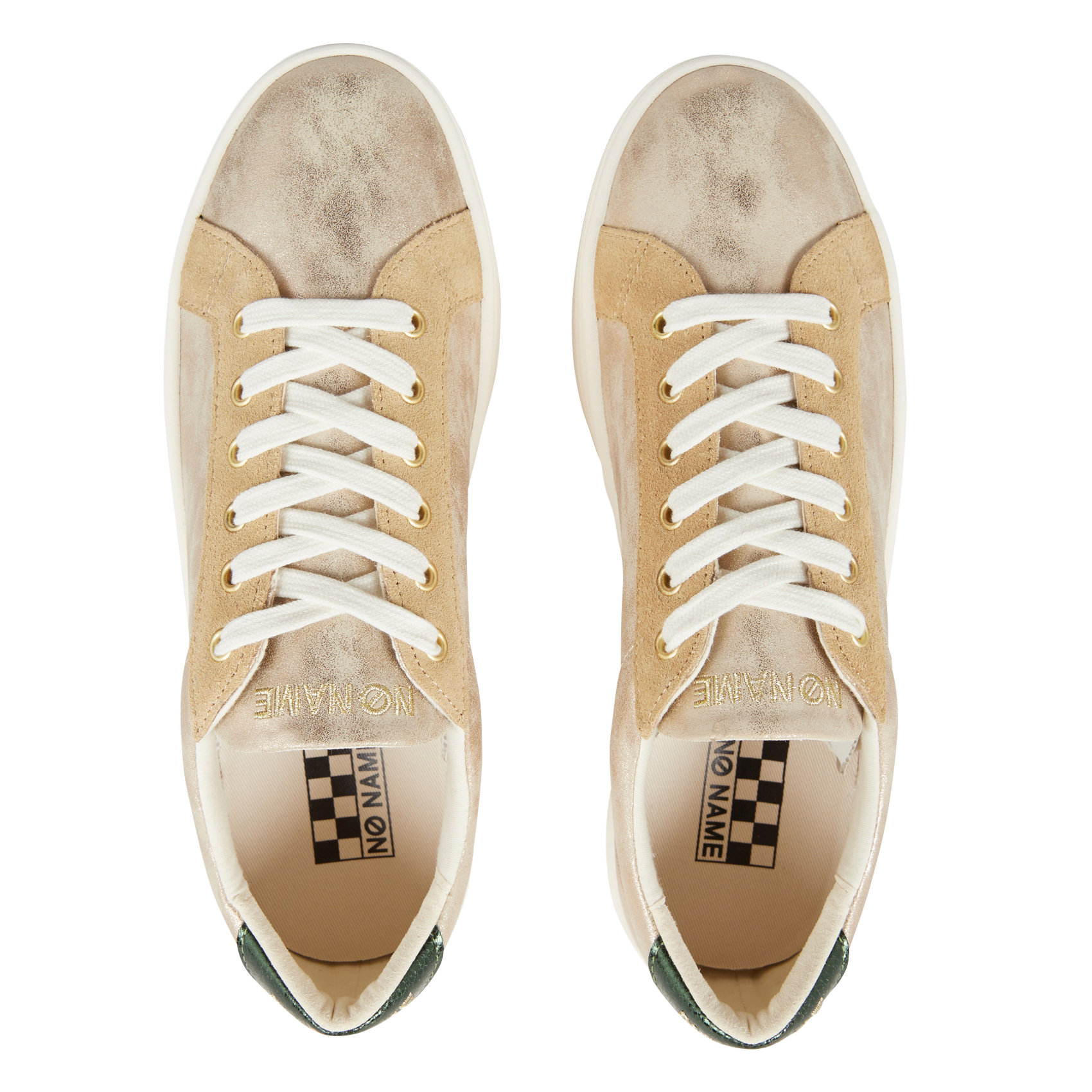 Baskets basses à lacets | Beige