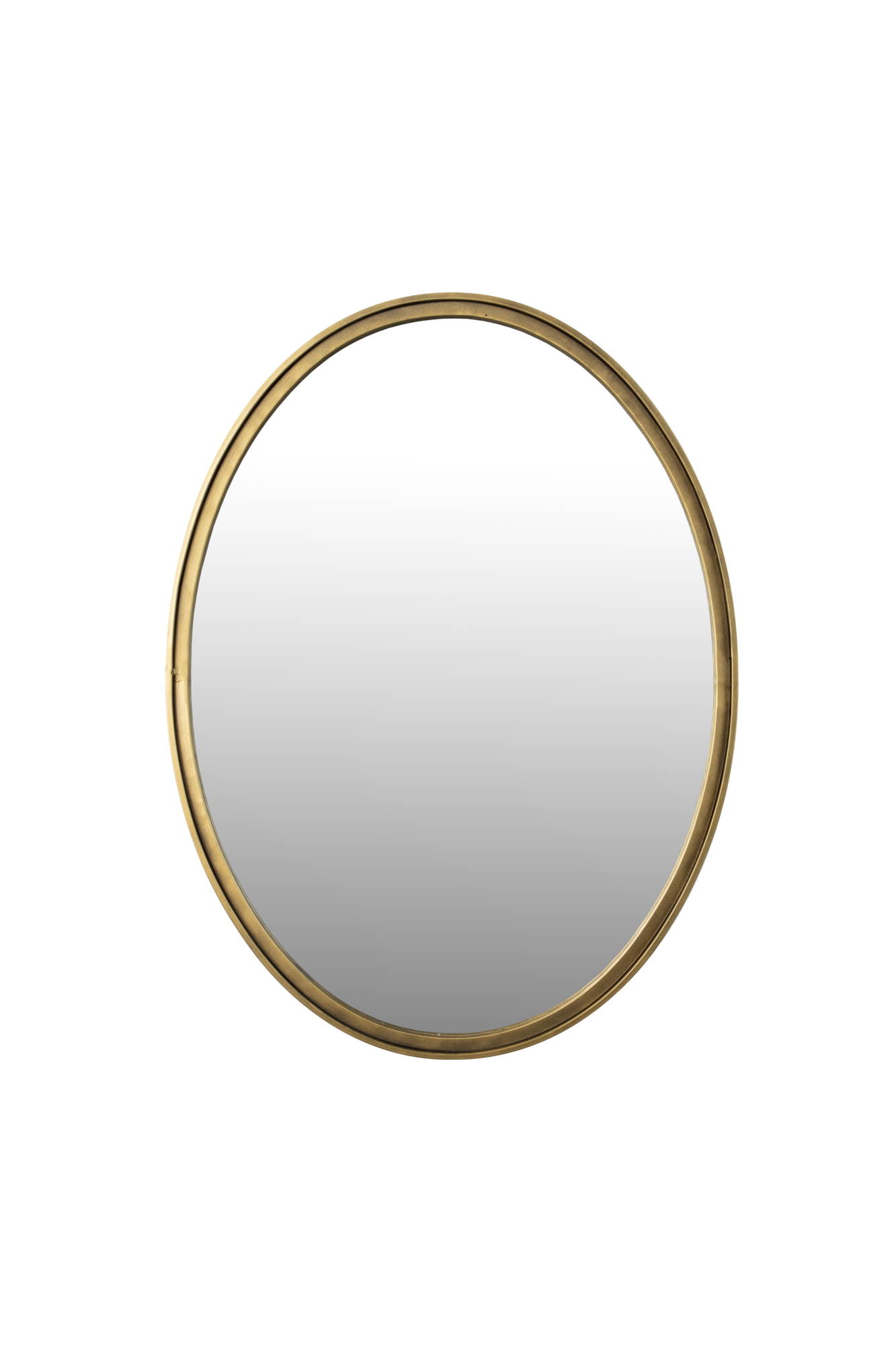 Spiegel Matz Ovaal M Goud