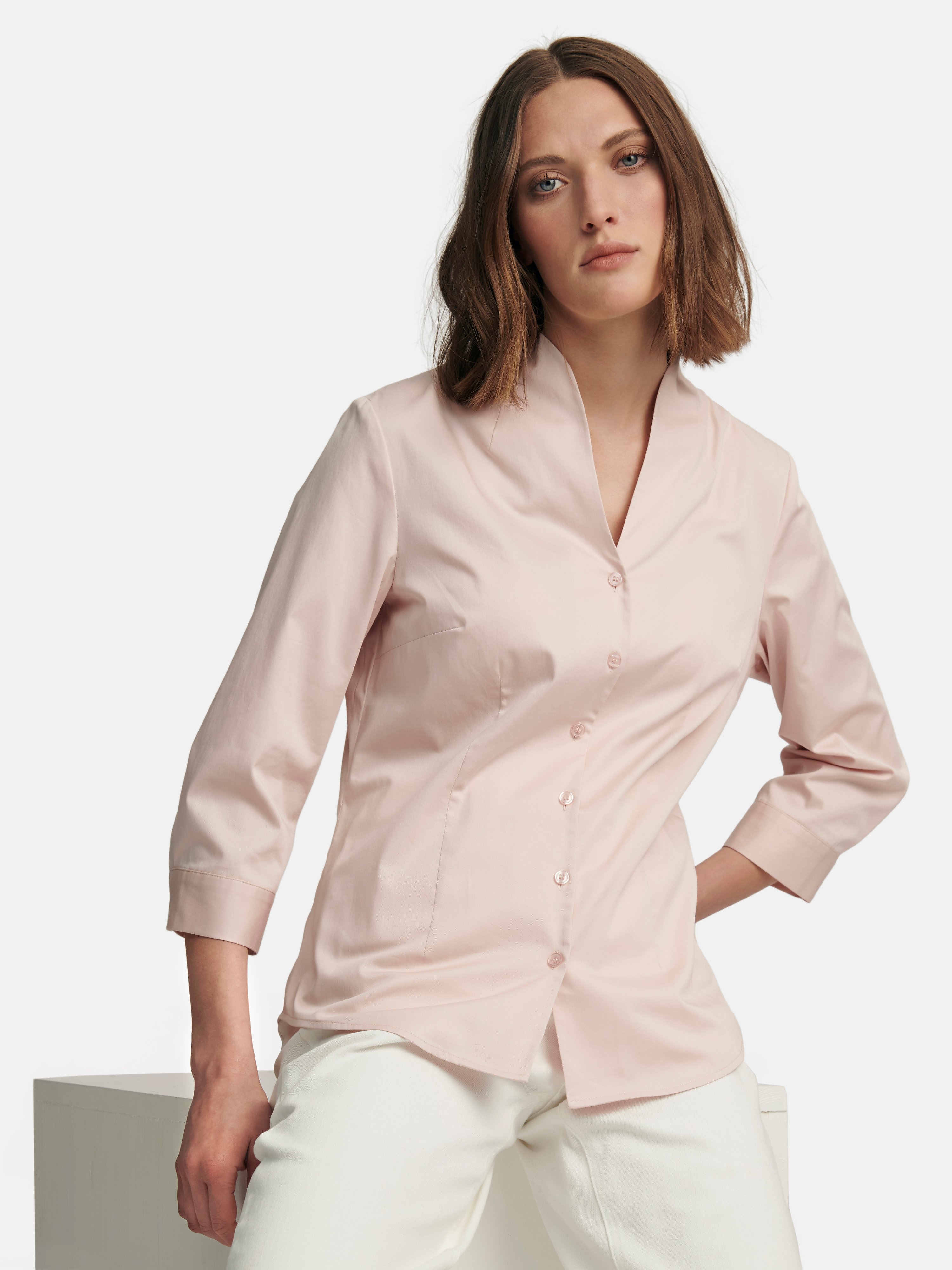 Bluse mit 3/4-Arm