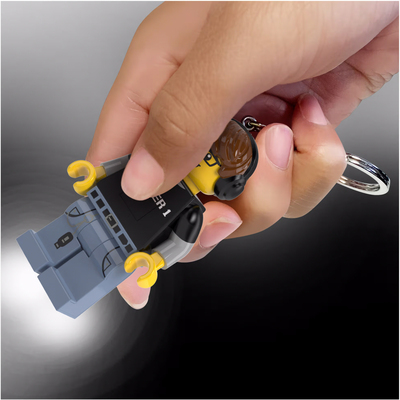 LEGO® Minifigure™ Videospill Gutt Nøkkelring med LED-lys