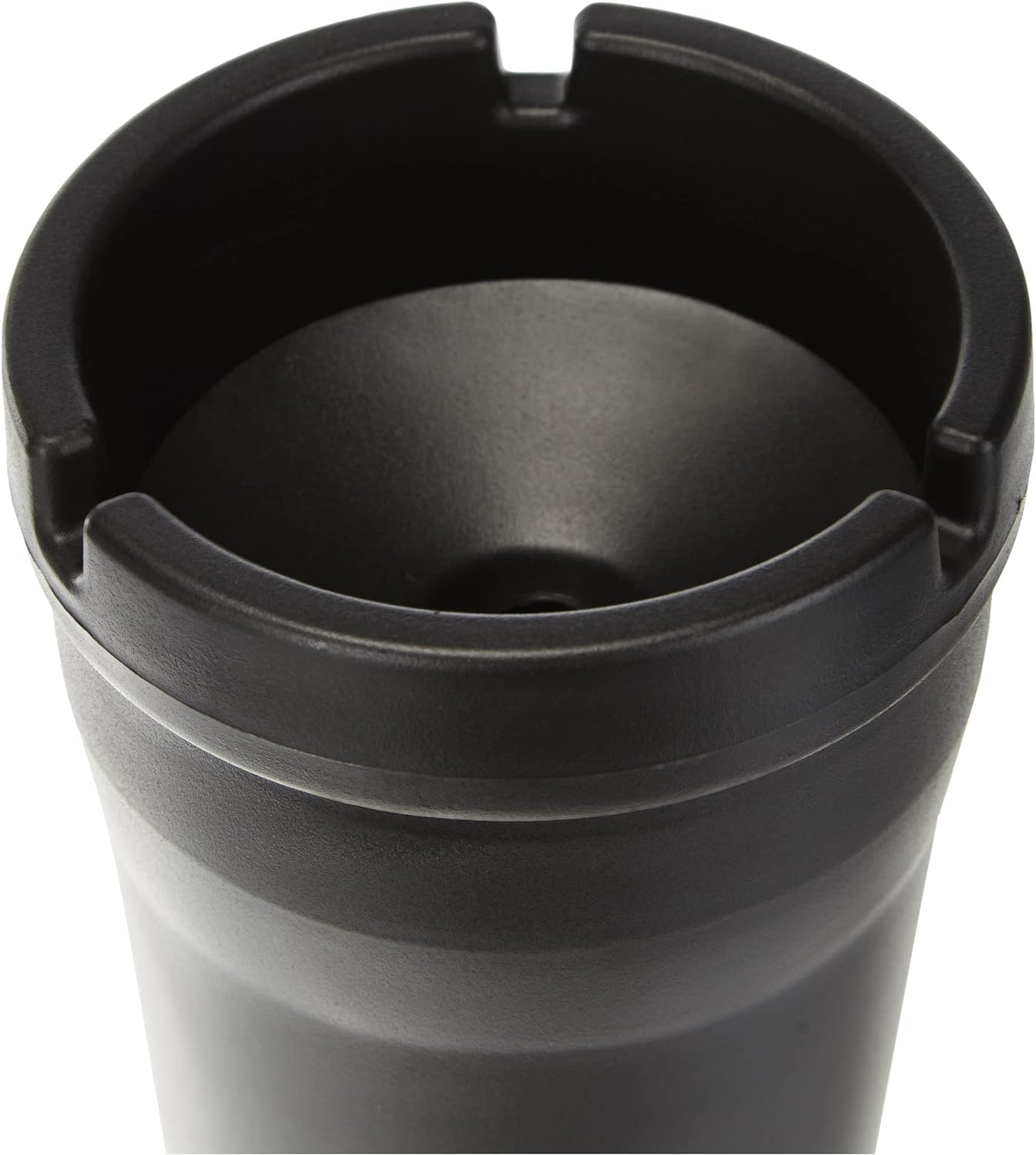 Wind Aschenbecher Rauchloser Outdoor Aschenbecher mit Loch - Schwarz