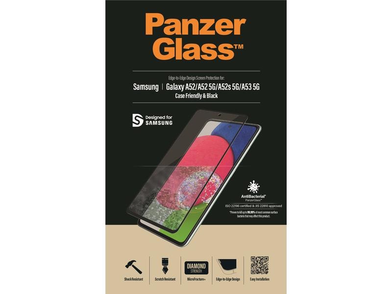 Panzerglass Case Friendly Galaxy A52/A52 5G/A53 Display-Schutzfolie für das Samsung Galaxy A52/Galaxy A52 5G/Galaxy A52s 5G/Galaxy A53 5G