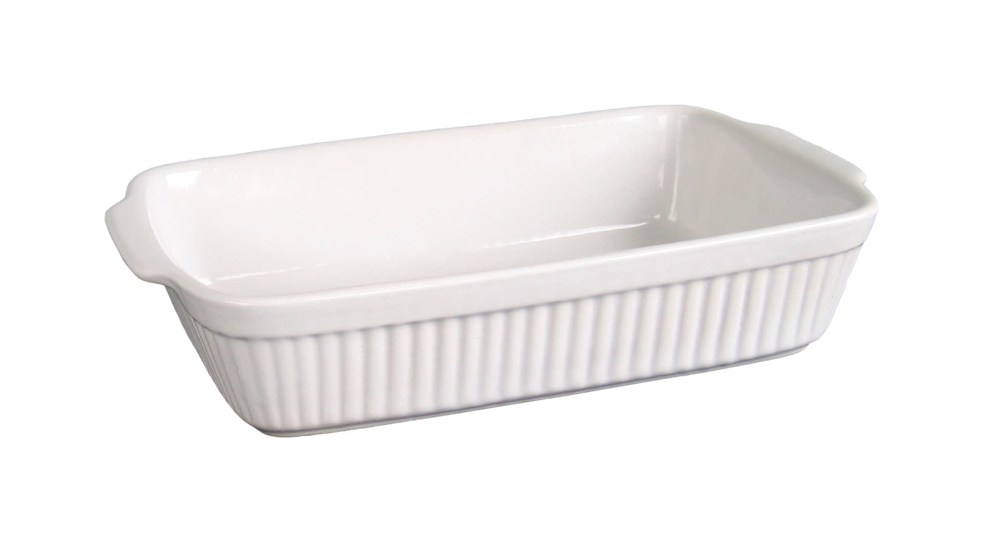 CreaTable Auflaufform CLASSIC Steinzeug weiß