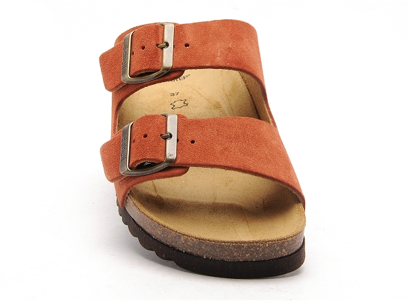Scholl mules et sabots plats femme josephine 30050 orange
