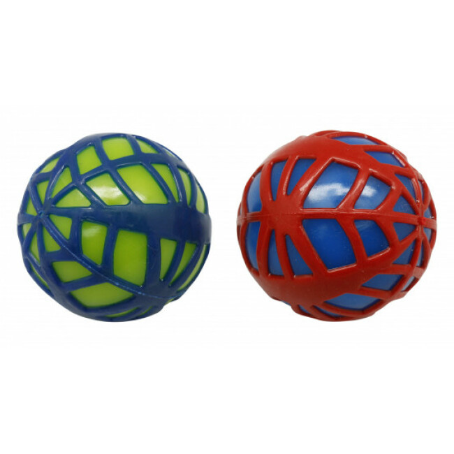Jouet pour chien balle lumineuse bicolore TPR