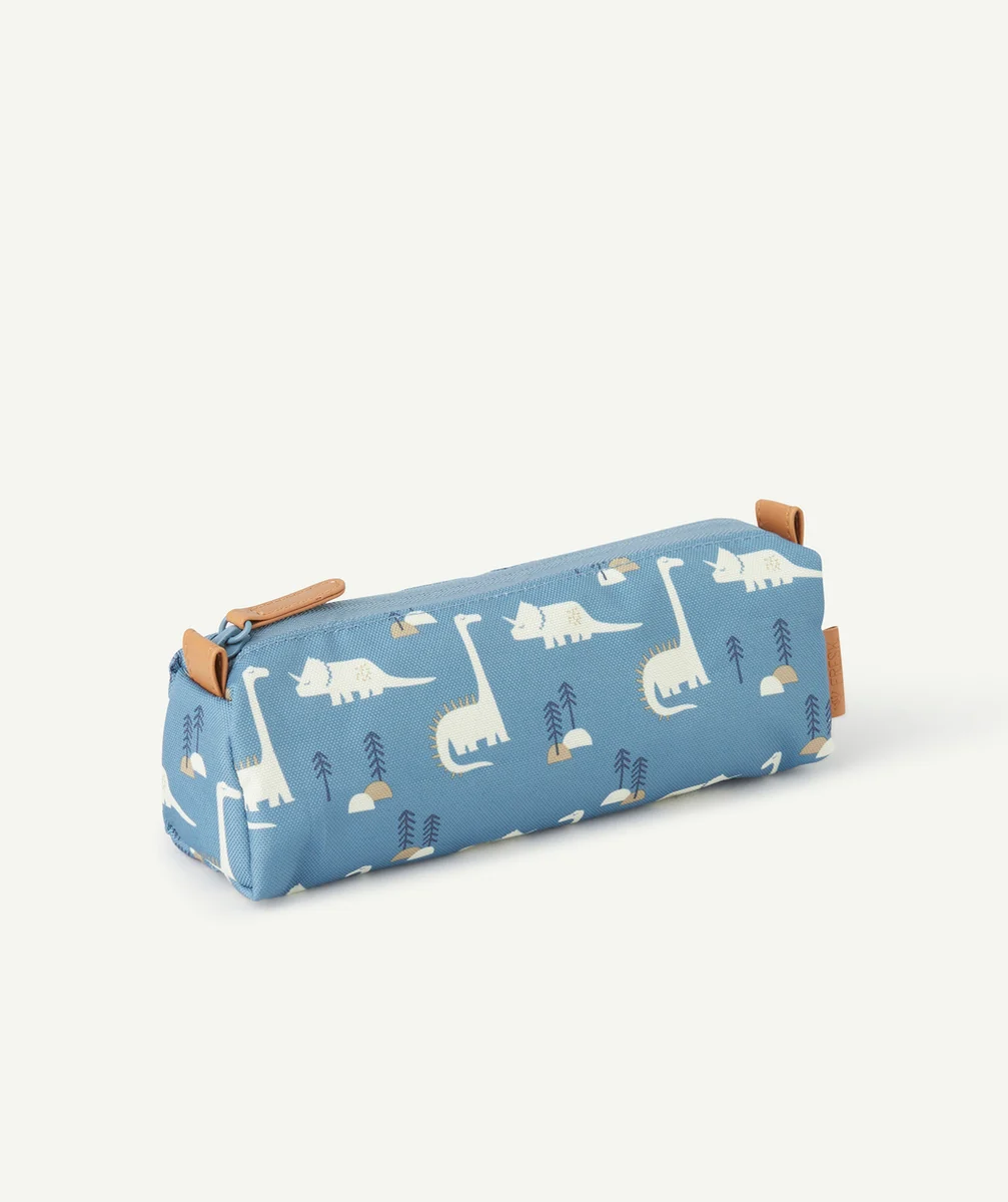 FRESKTROUSSE BLEUE IMPRIMÉE DINOSAURES EN PLASTIQUE RECYCLÉ ENFANT