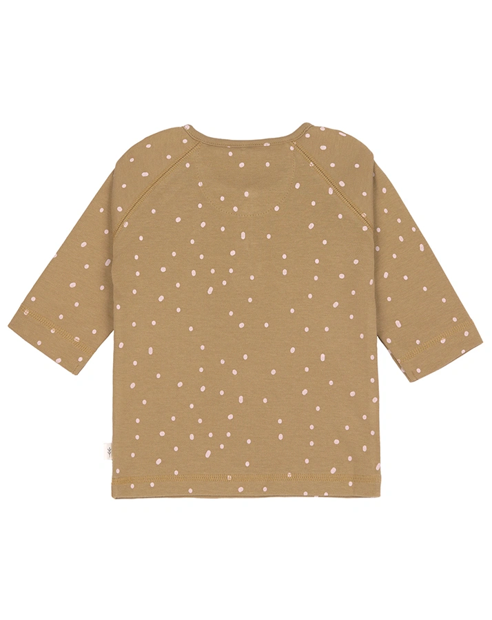 Langarmshirt DOTS in curry