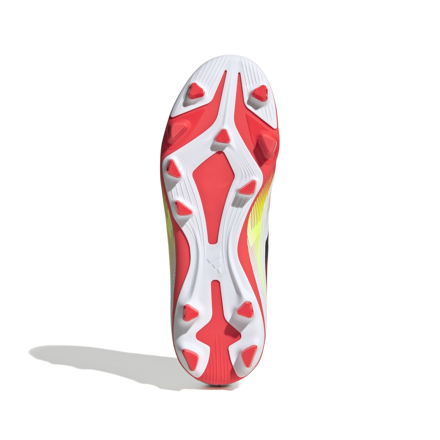 Adidas F50 Club Gras / Kunstgras Voetbalschoenen (MG) Kids Wit Rood Zwart Geel