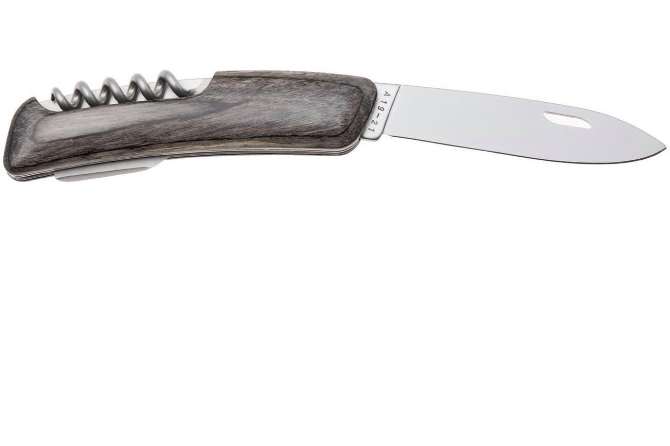 Swiza D01 AM, KNI.0016.6510, Laminate Black, Zwitsers zakmes, 4 tools