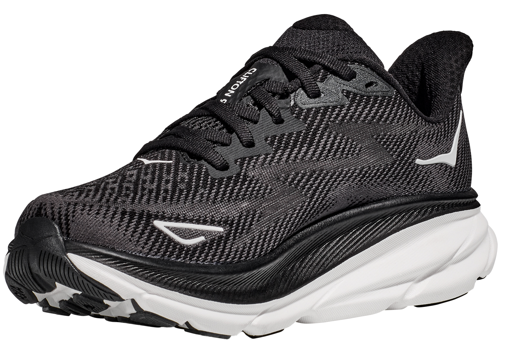 Clifton 9 Wide Dame BWHT/Black/White