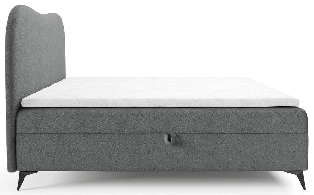 NADUVI Collection Boxspring Adler bouclé met opbergruimte 140 x 200 cm