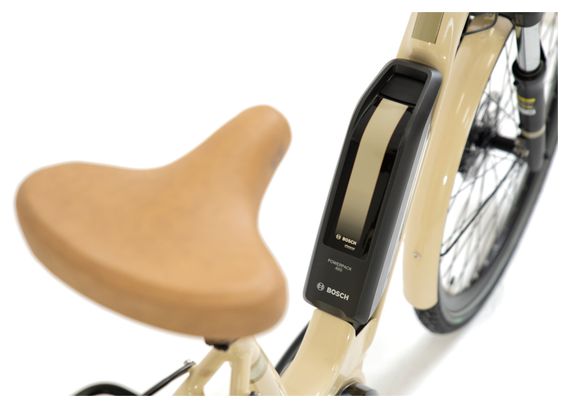 Vélo de Ville Électrique Granville E-Urban 30 Unisex Shimano Tourney/Altus 7V 500 Wh 700 mm Beige Ivory