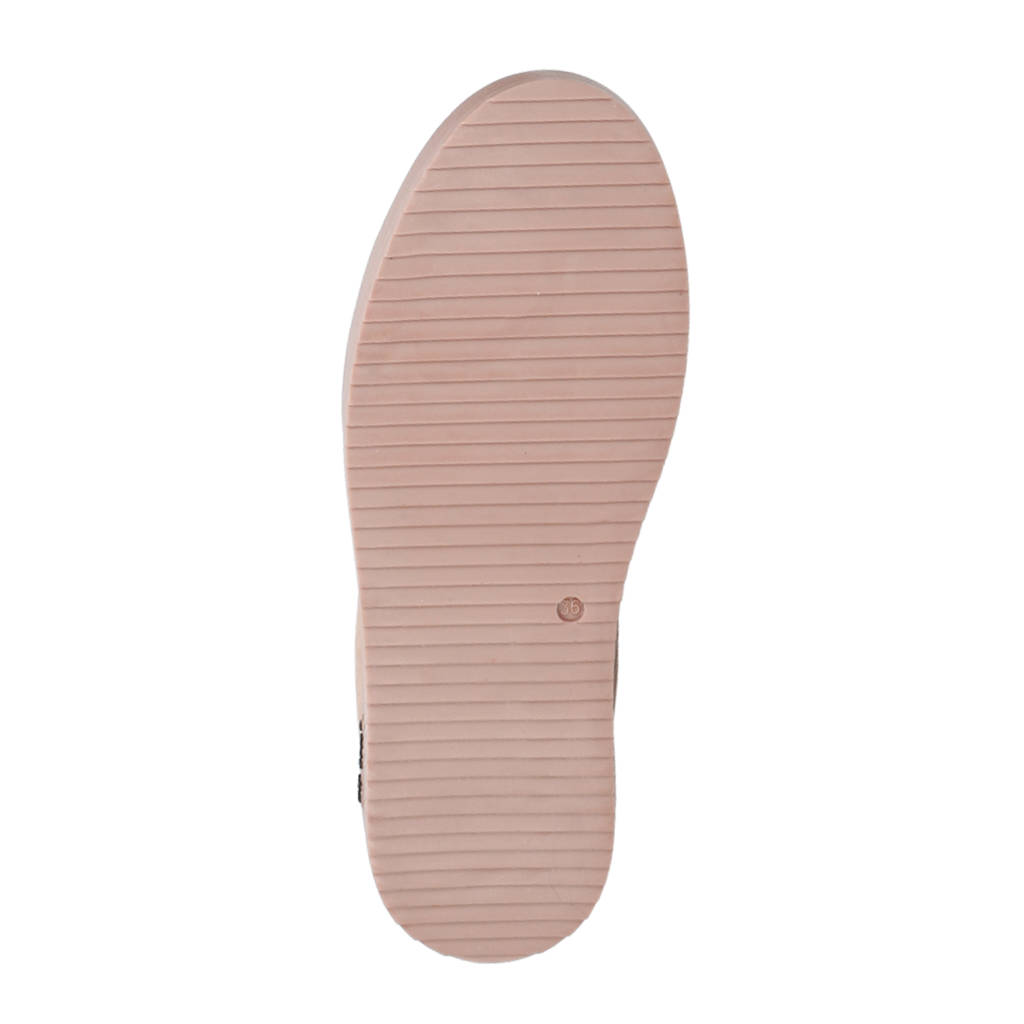 Hip enkelboots beige
