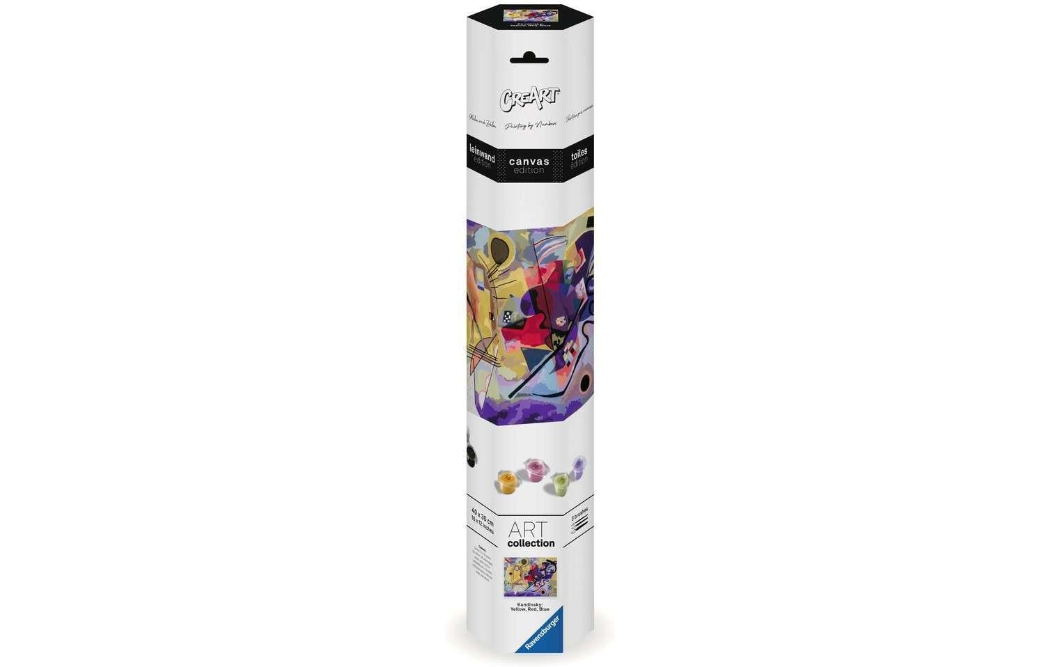 Ravensburger Malen nach Zahlen »CreArt – Yellow, Red, Blue (Kandinsky)«