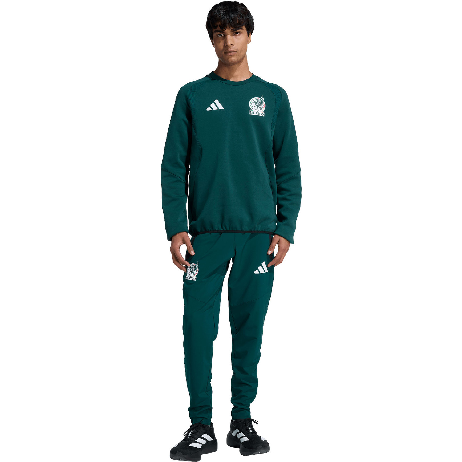 adidas Mexico Tiro Travel Crew Top WK 2026