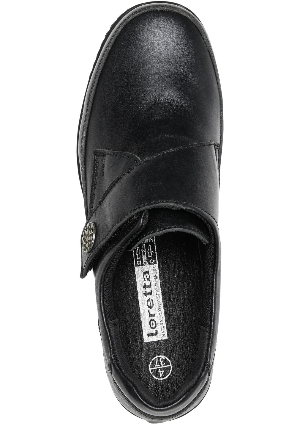 ELENA EDEN Slipper aus schwarzem Nappaleder