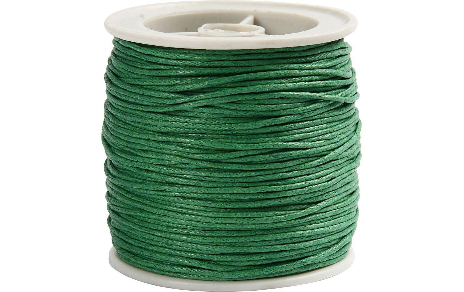 Baumwollband 1 mm gewachstBaumwollband