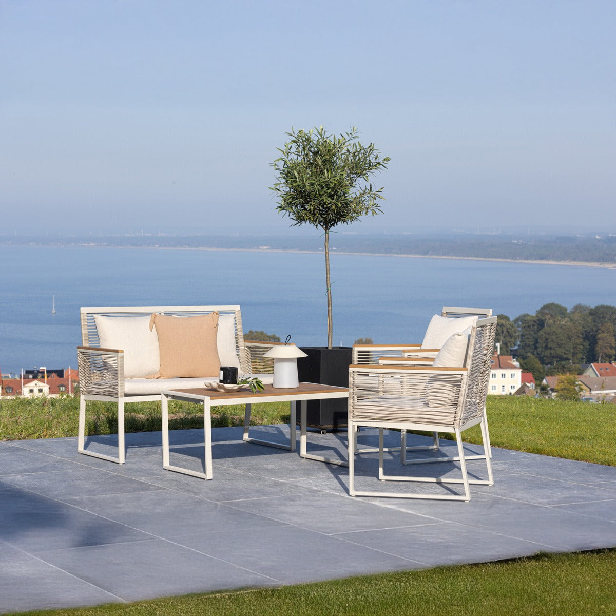 FjÃ´rd - Tuinset Beige Stof - 112x64x88cm - Dallas