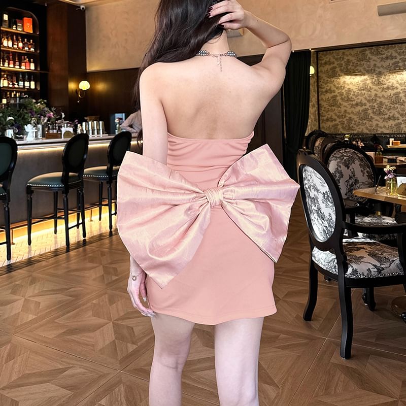 Sugarcoat - Strapless effen mini bodyconjurk