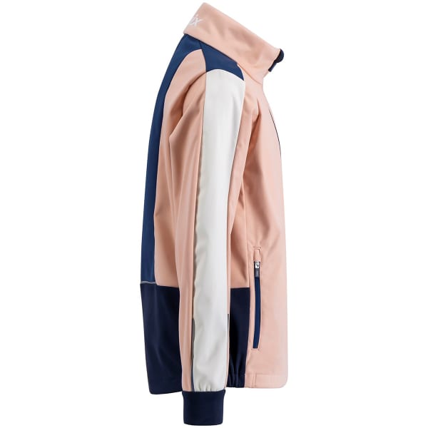 Veste ski de fond SWIX CROSS JACKET JR PEACH WHIP