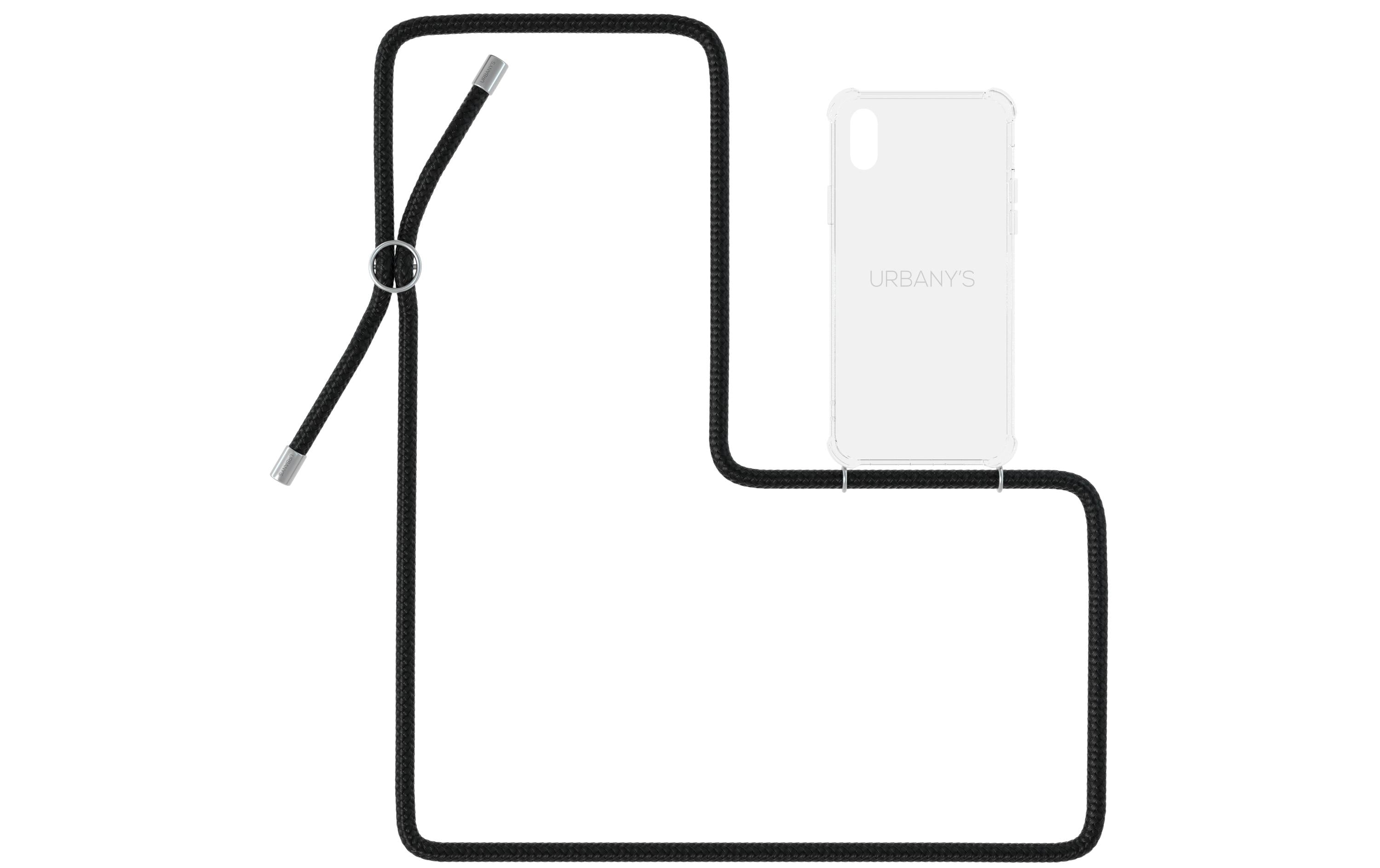 Necklace Case iPhone X/XS Night Owl TransparentSchutzhülle mit Handykette für das Apple iPhone X/iPhone XS