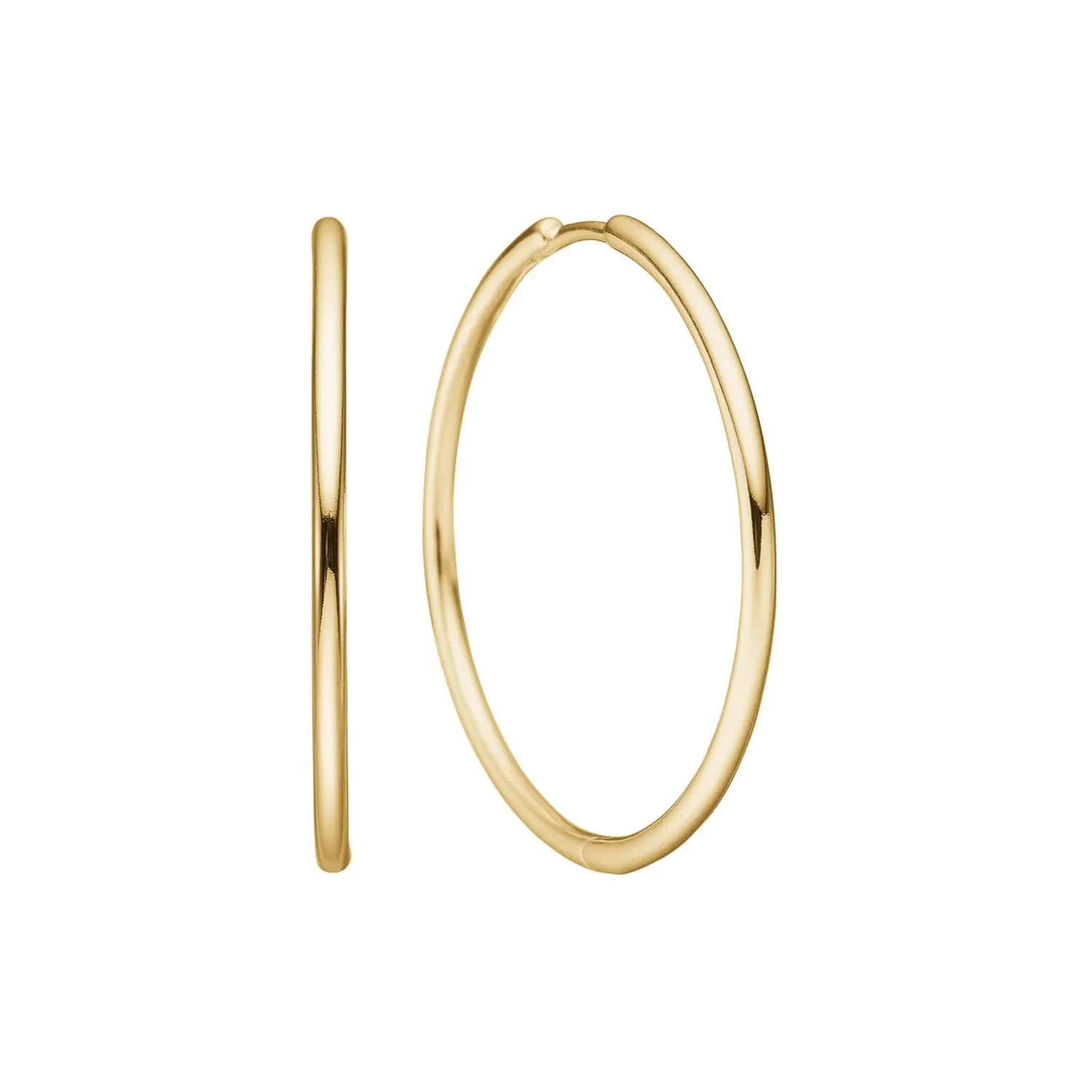 Avilé Jewelry Big Hoops Øreringe 18 kt. Forgyldt Sølv AJ-B1-30-GP