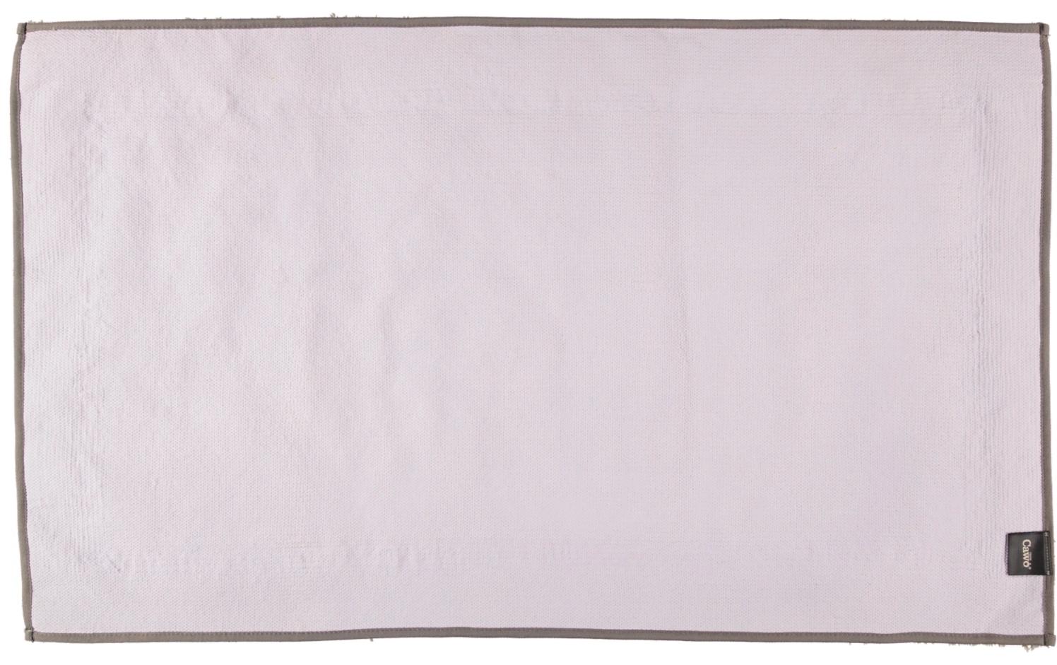 Badteppich Two Tone 60 x 100 cm, GraphitRutschfester Teppich für das Badezimmer