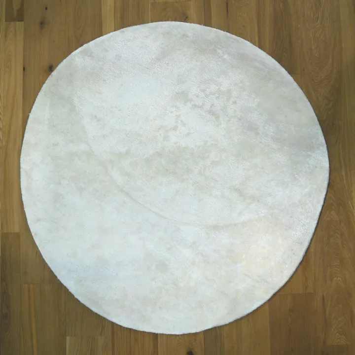Pilepoil Tapis rond | Blanc