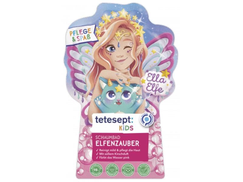 tetesept Kinder Schaumbad Elfenzauber 40 ml Pflegender Kinder Badespass