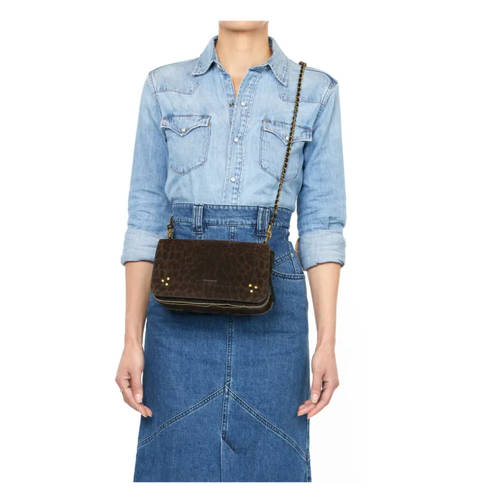 Jérôme Dreyfuss Sac Bobi | Léopard Kaki