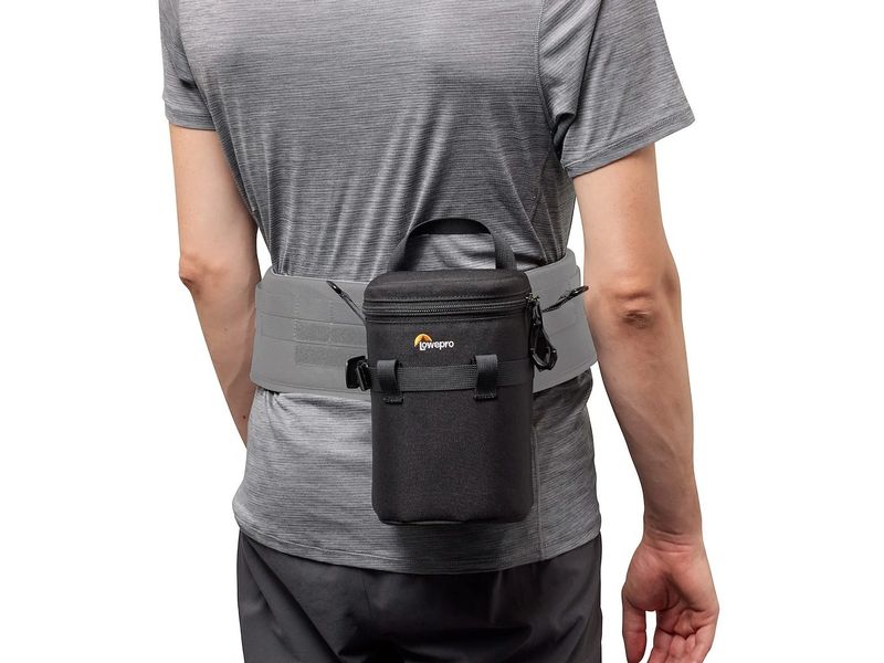 Lowepro Objektivtasche ProTactic LCS 11 x 18 III Gepolsterte Tasche mit Zurrgurt für Objektive bis zu 11 cm Durchmesser und 18 cm Länge