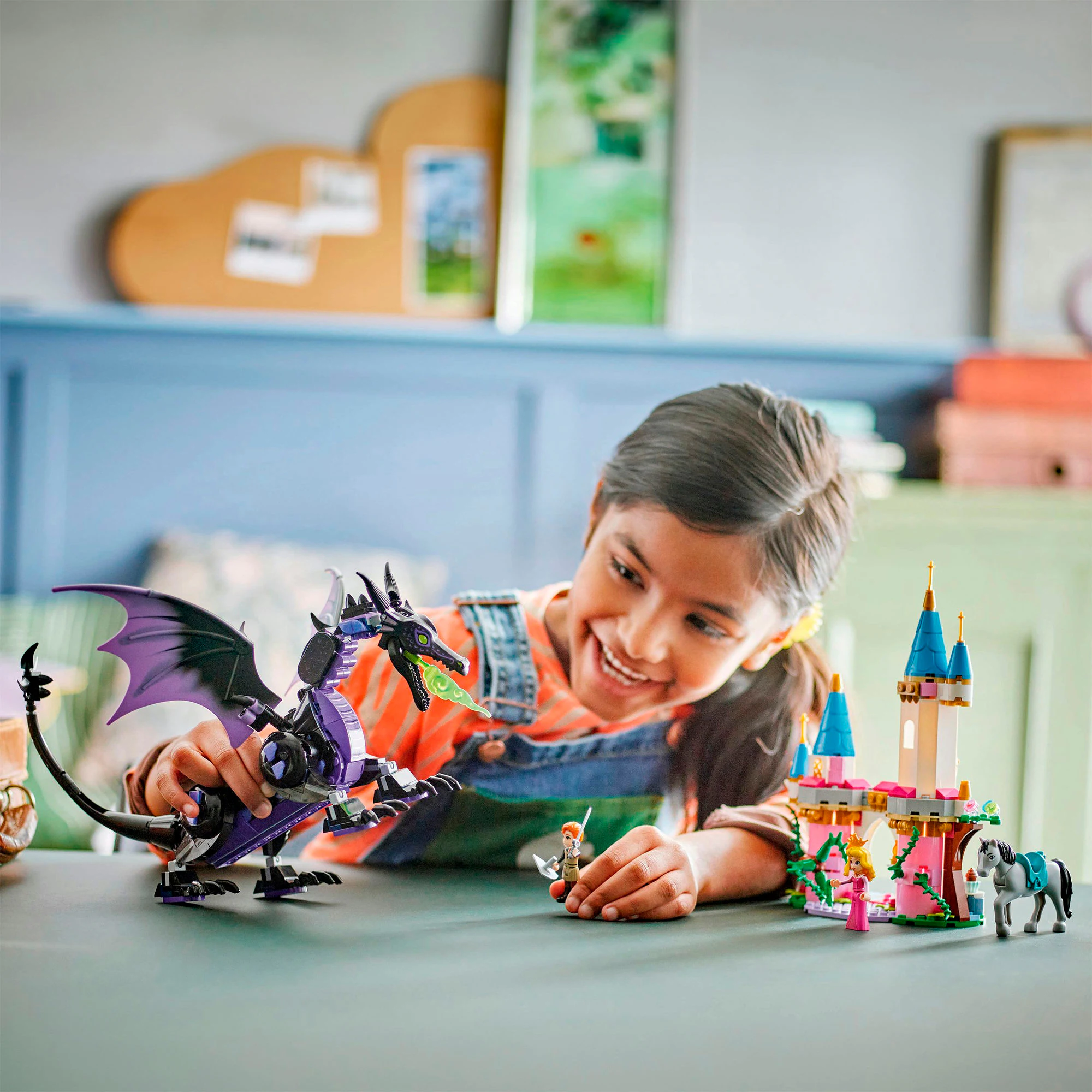 LEGO Konstruktionsspielzeug Disney Princess Malefiz als Drache
