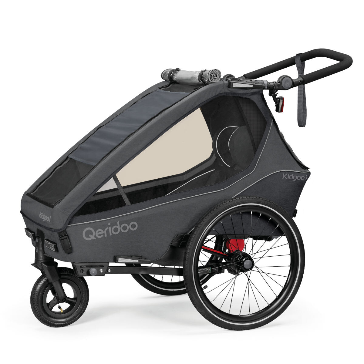 Qeridoo Qeridoo Fahrradanhänger Kidgoo 1 Modell 2023