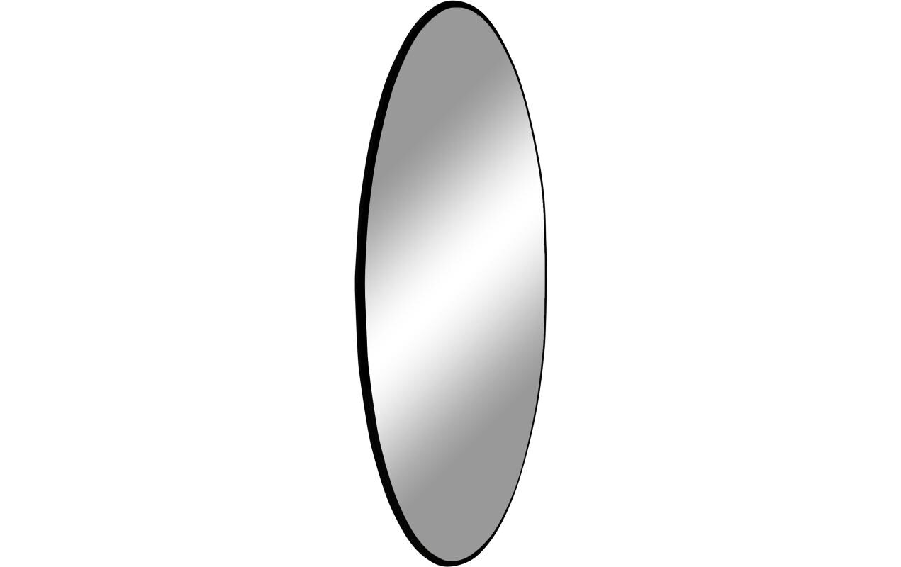 Spiegel Jersey Ø 80 cm, Schwarz<br>Wandspiegel aus Edelstahl
